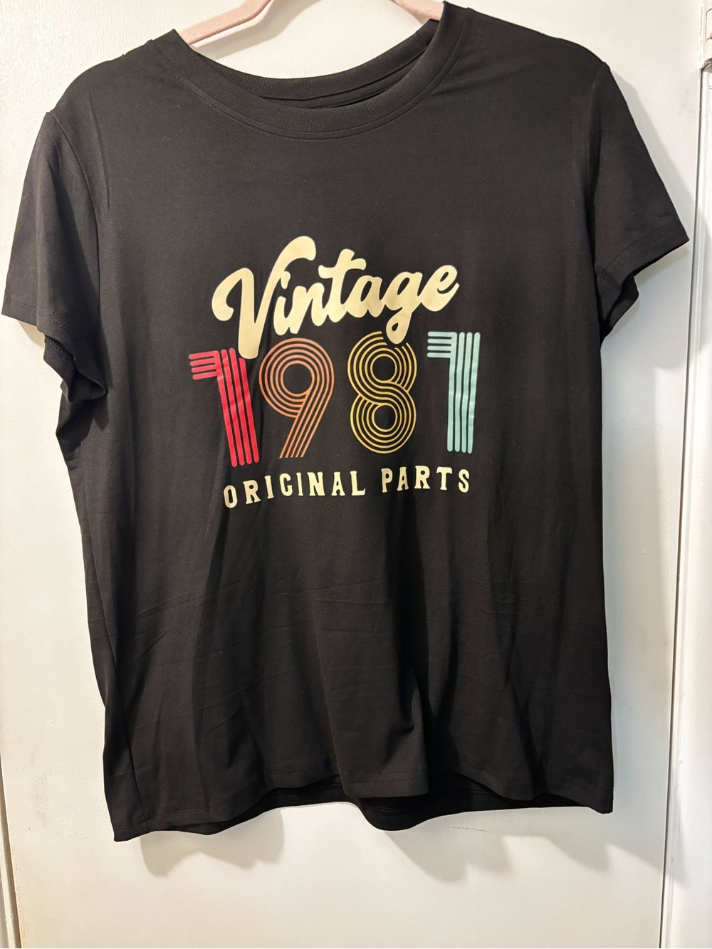 Vintage 1981 Graphic Tee - Black
